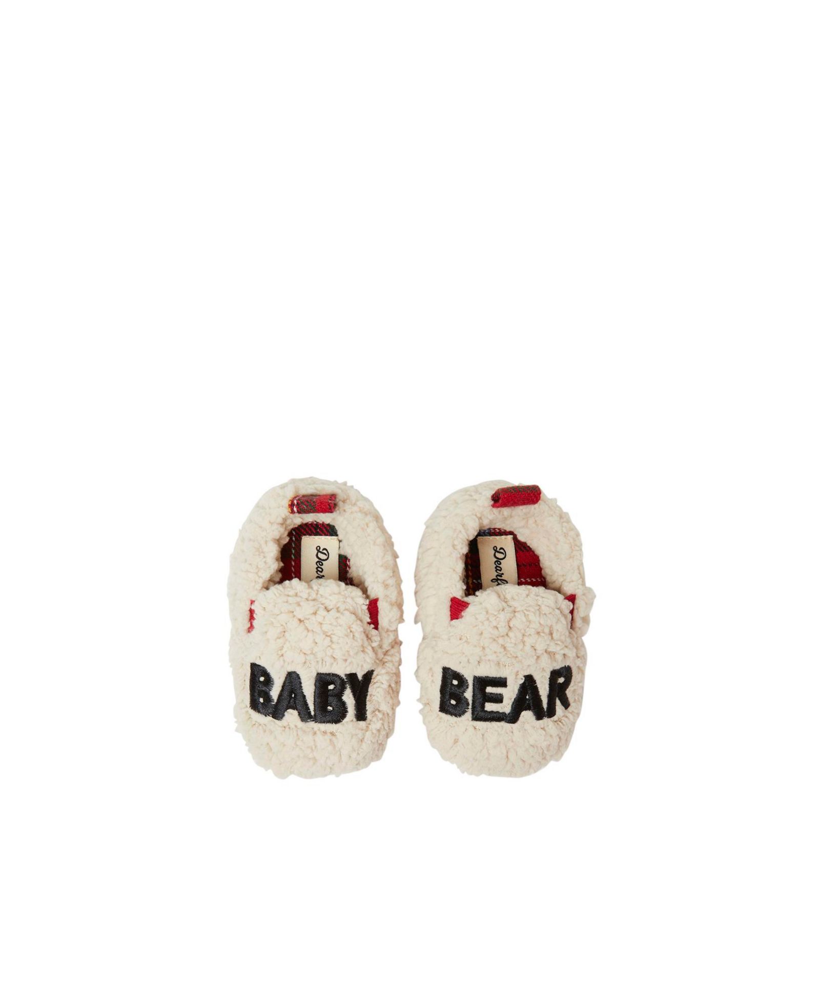 Тапочки Dearfoams Baby Bear Faux Shearling Closed Back