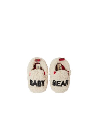 Dearfoams Baby Bear Faux Shearling Closed Back Slipper