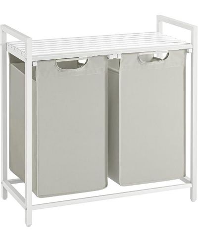 SongmicsHome 2 Pull-out & Removable Bags Laundry Hamper and Sorter