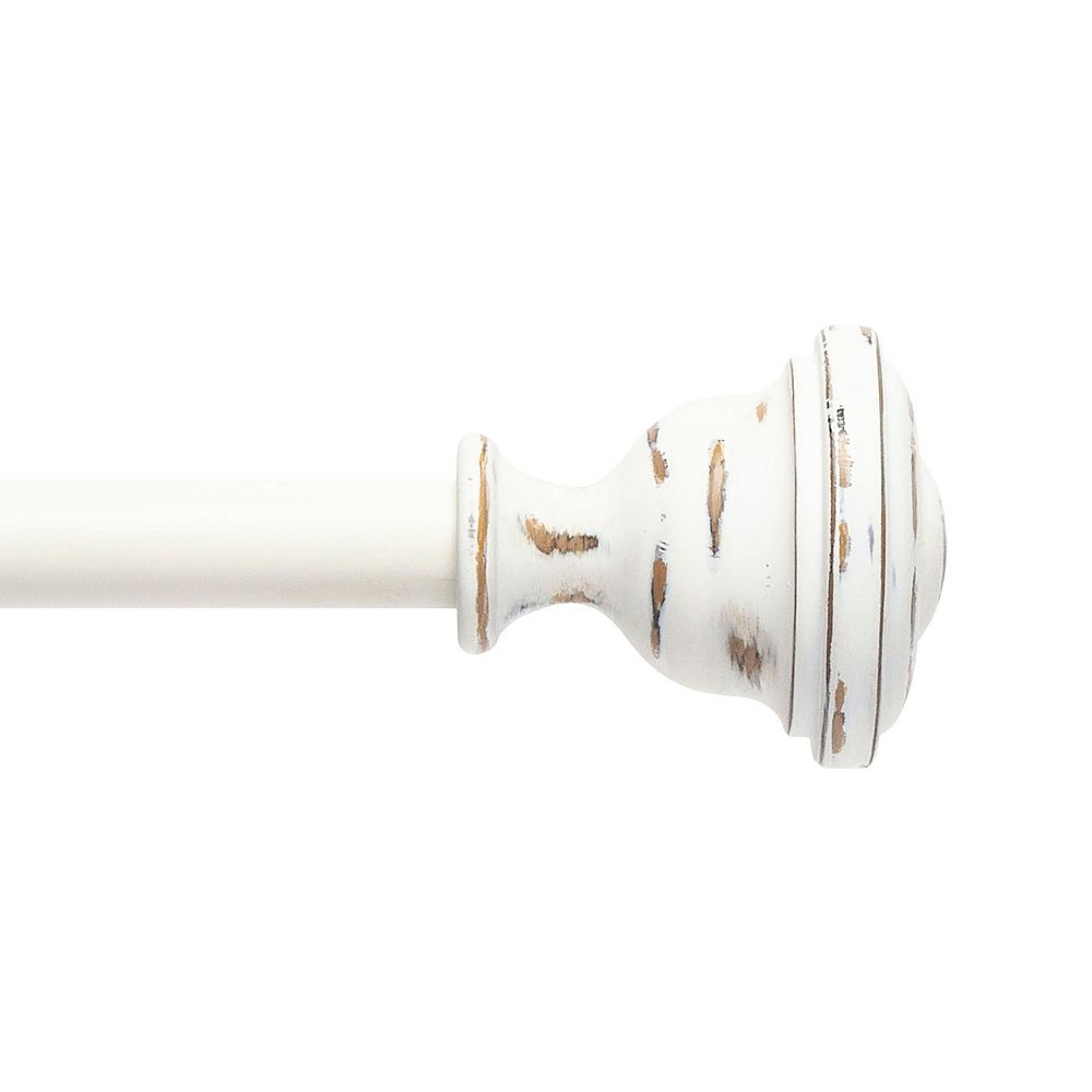 Kenney Belle 5/8" Fast Fit Decorative Curtain Rod - Easy Installation & Stylish Design