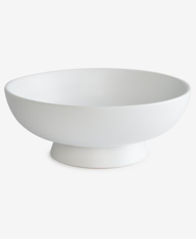 The Cellar Matte White Footed Bowl, Exclusively at Macy's
