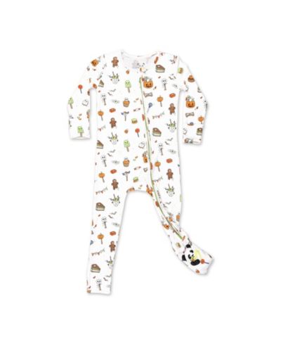 Bellabu Bear Baby Boys or Baby Girls, Baby Halloween Treats Convertible Footie