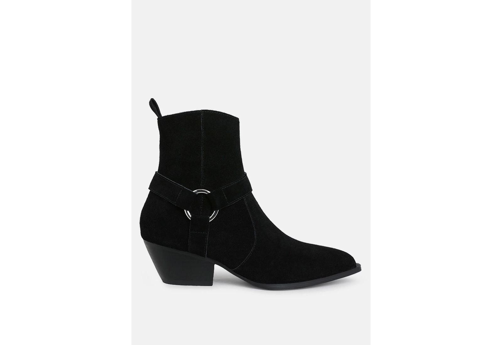 Rag and Co Womens Jockey Harness Detail Ankle Boots