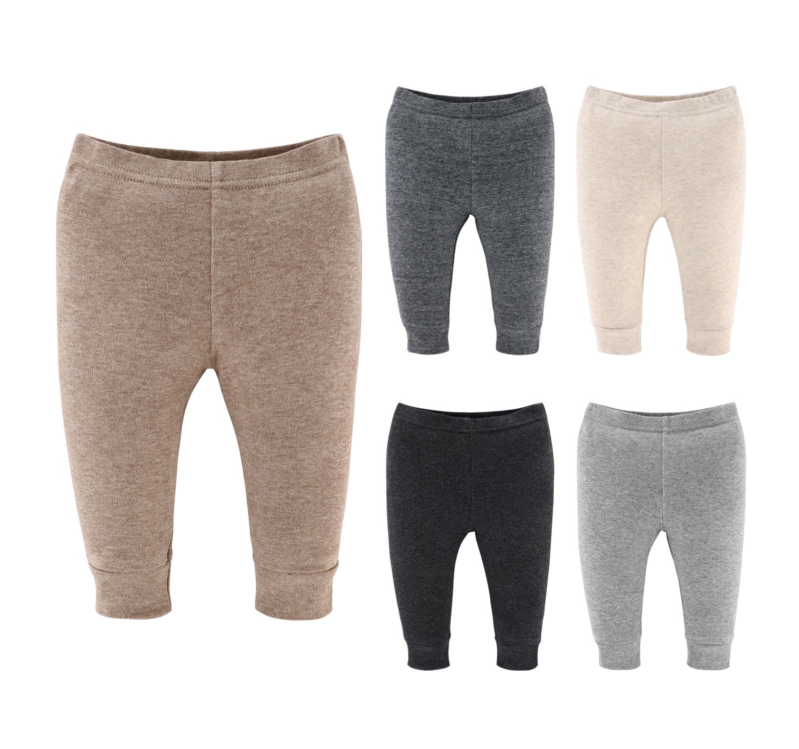 The Peanutshell Детские брюки, 5 шт, Earthy Neutrals