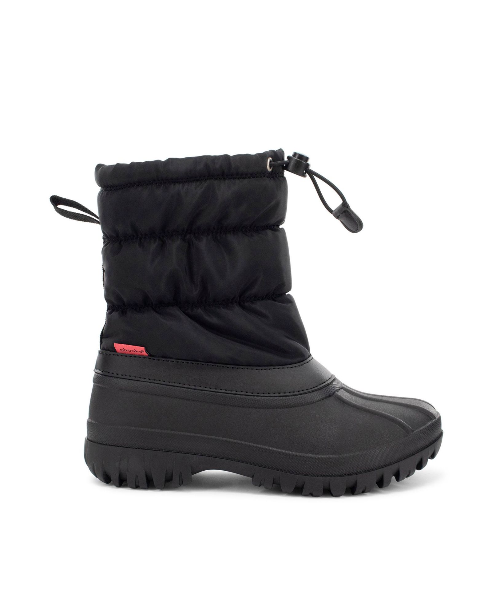Nylon Puffer Mid Cold Weather Boot