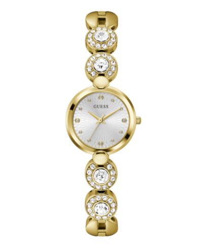 GUESS Женские аналоговые часы Gold Tone Stainless Steel, 26 mm