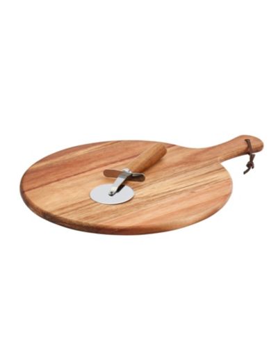 Лопатка для пиццы Tabletop Gallery Acacia Pizza Peel Cutter