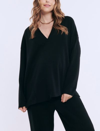 Женский худи Motherhood Maternity V-Neck Pullover Scuba