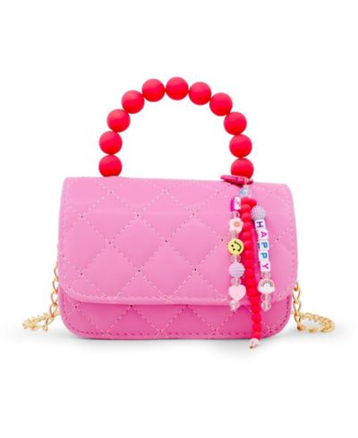 Детская сумка Tiny Treats + Zomi Gems Pearl Handle Message Charm, Hot Pink