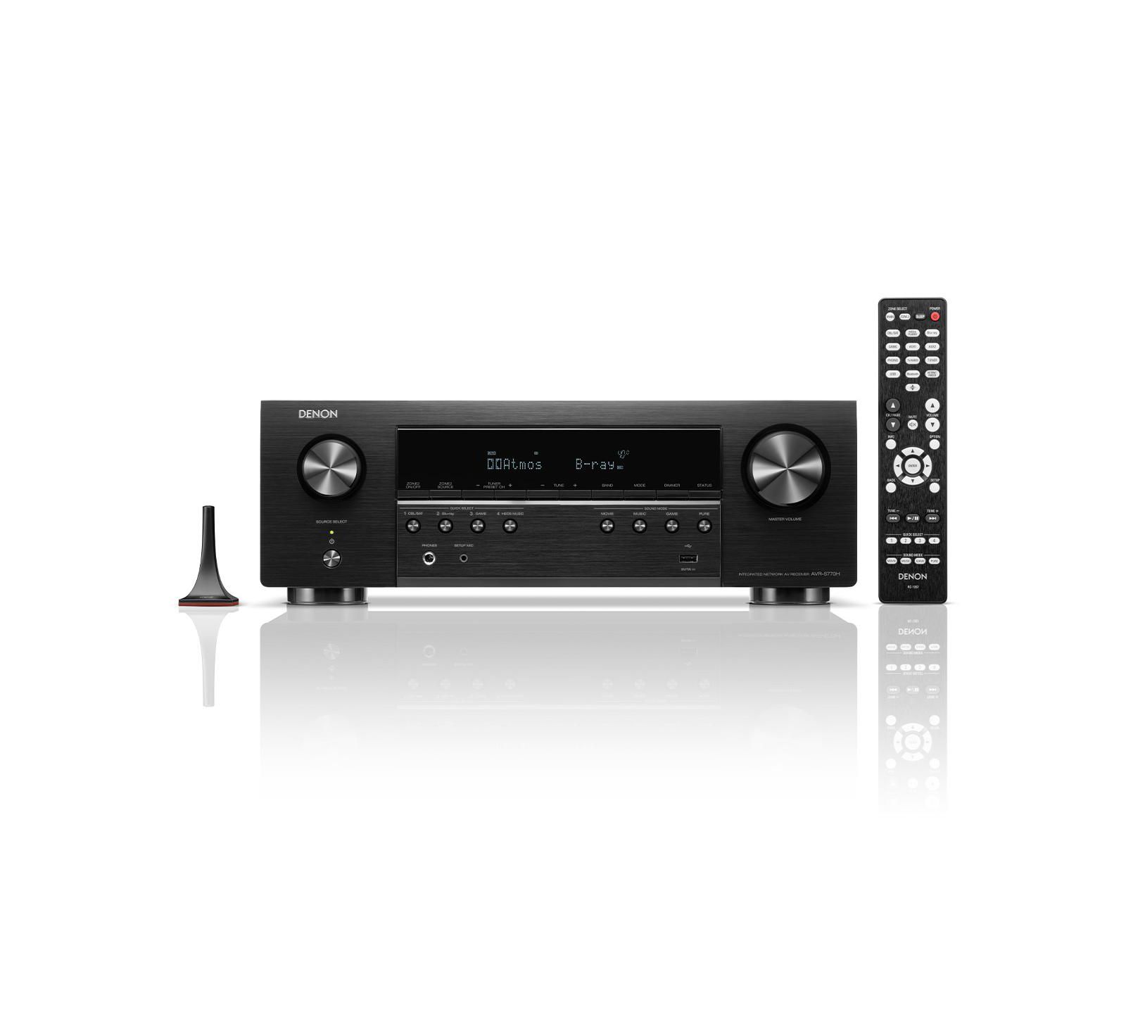 Denon AVR-S770h 7.2-Channel 75W Dolby Atmos Home Theater Receiver