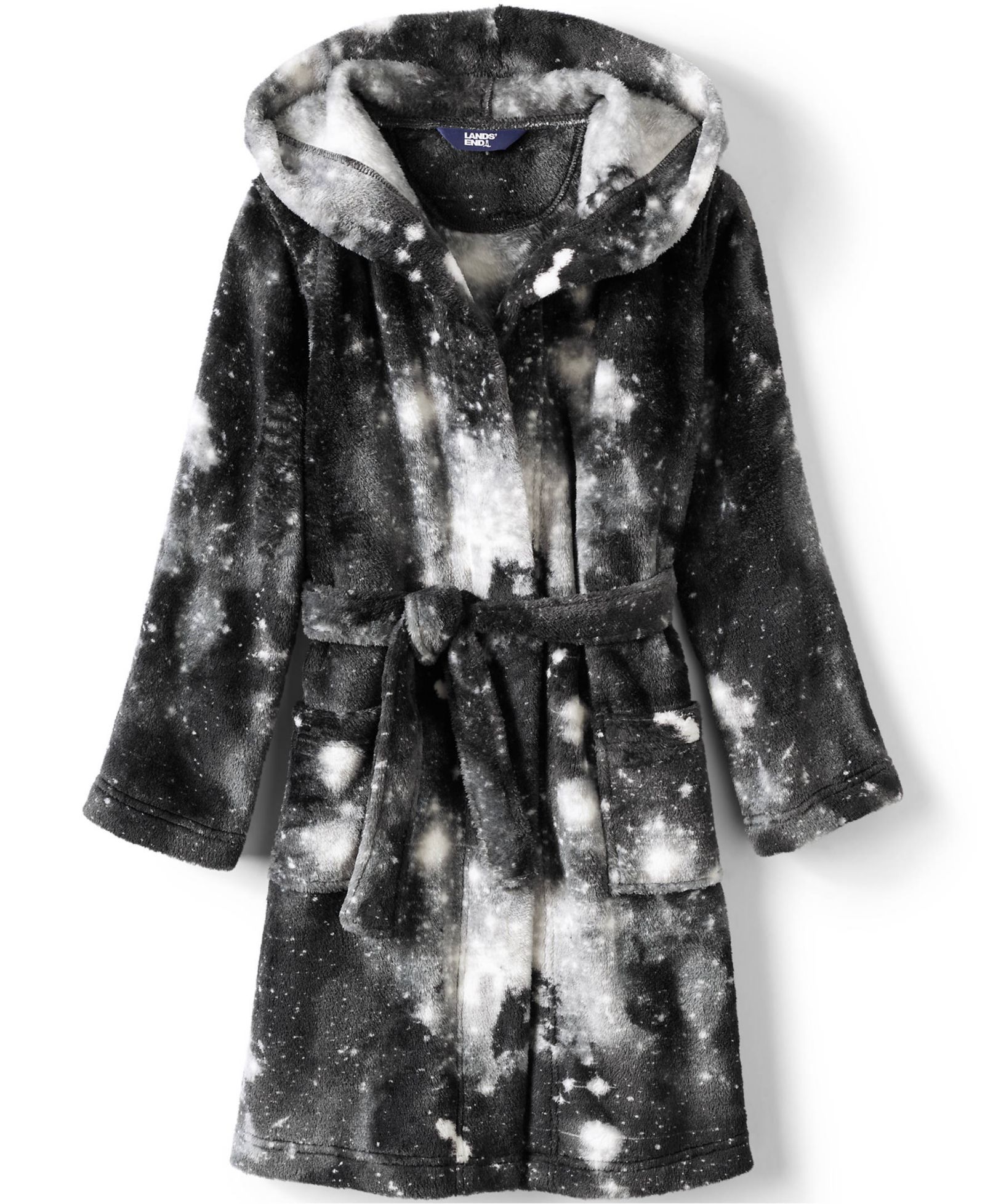 Lands' End Kids Fleece Hooded Robe