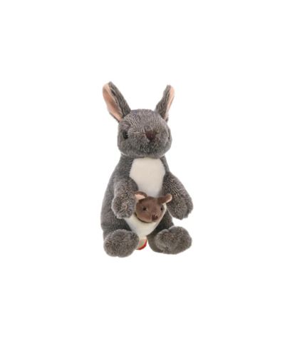 Wild Republic Kangaroo with Joey Plush, Stuffed Animal, Plush Toy, Gifts for Kids, Cuddlekins, 8 Inches