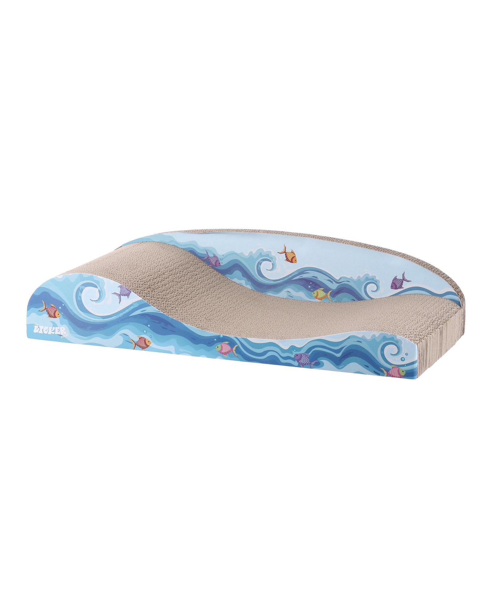Когтеточка для кошек The Licker Store Kokomo 23.75" с кошачьей мятой, синяя