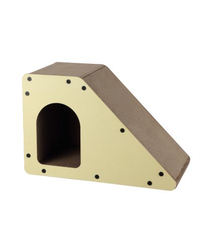 The Licker Store Kento минималистичная когтеточка из картона с кошачьей мятой Almond 23.63"