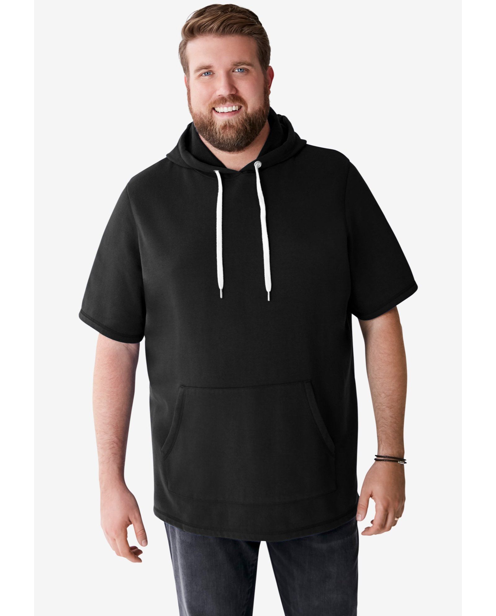 Liberty Blues Big & Tall by KingSize by KingSize Short-Sleeve Hoodie