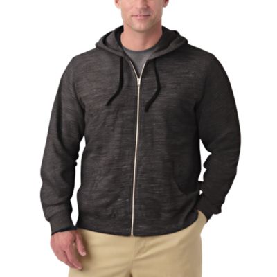 KingSize Men's Fleece Zip-Front Hoodie