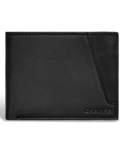 Мужской кожаный кошелек CHAMPS Iconic Collection Bi-Fold