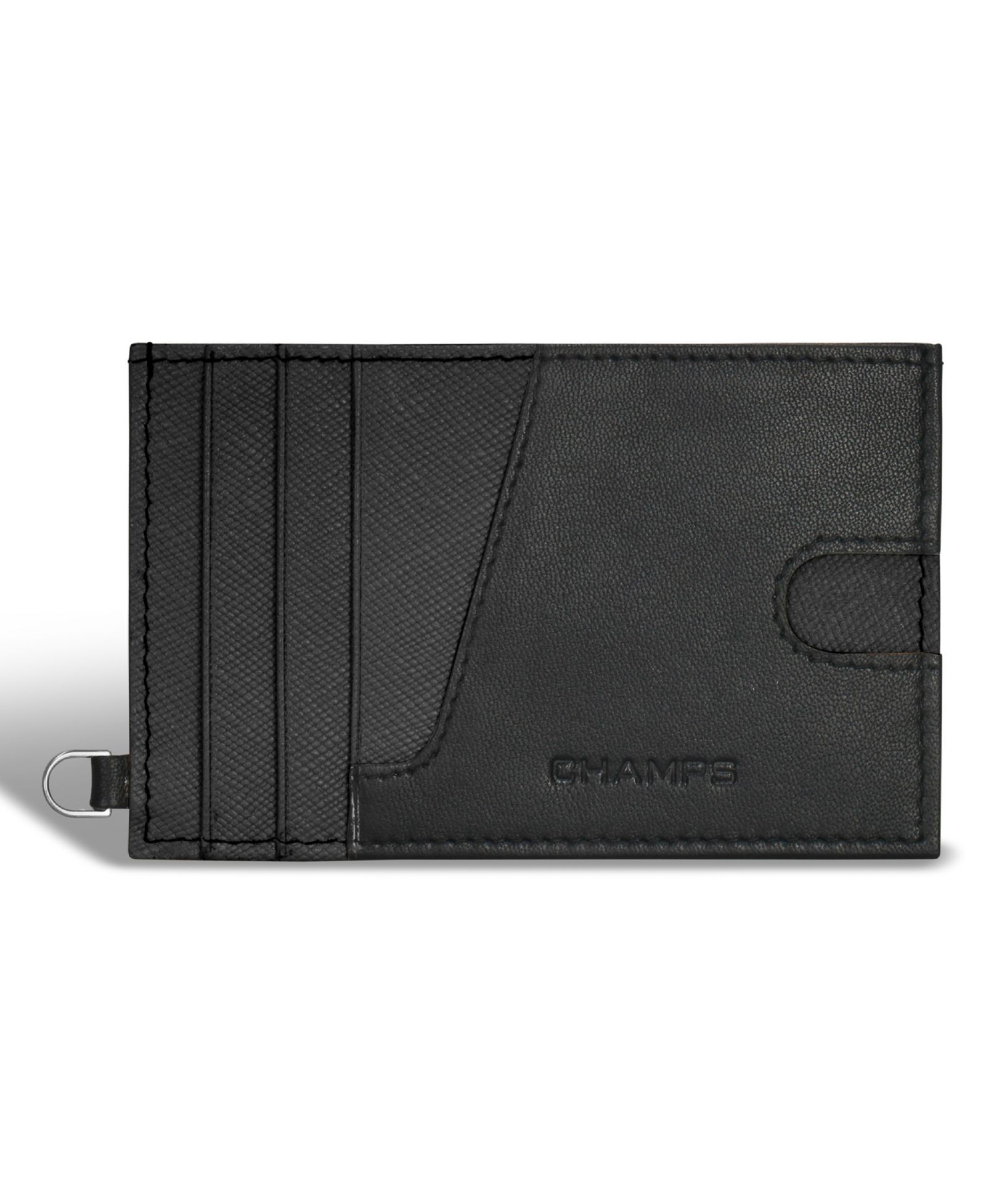 CHAMPS Men's Iconic Collection Leather Slim Cardholder