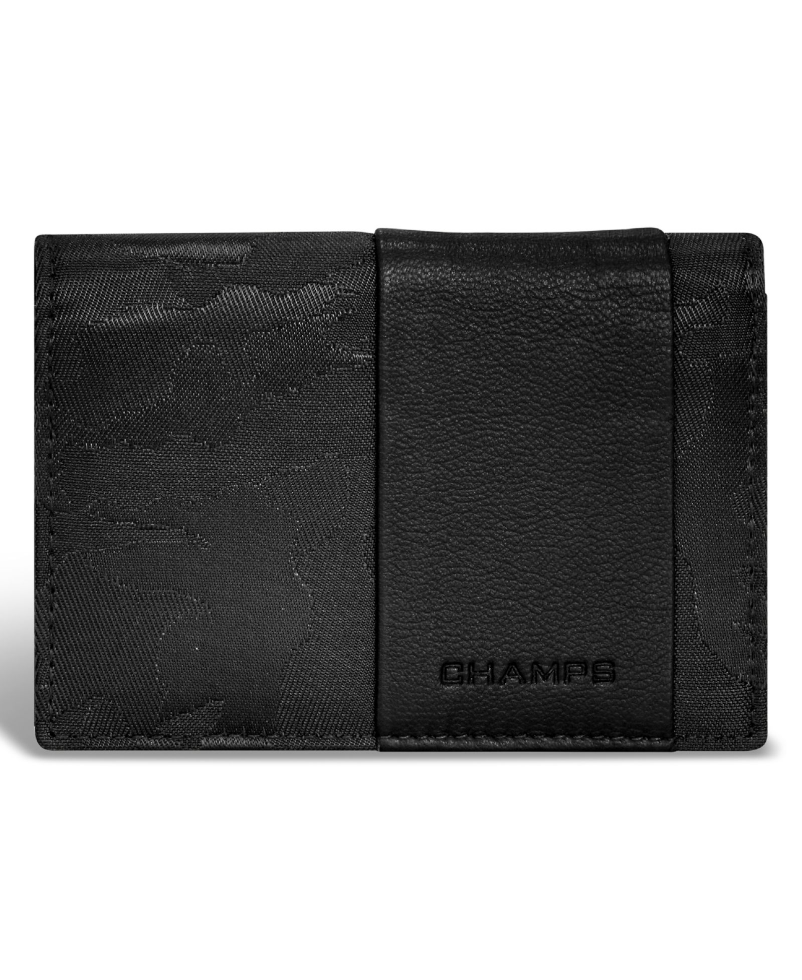 CHAMPS Men's Camo Collection Leather Cardholder