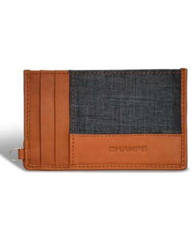 CHAMPS Мужской кожаный картхолдер Denim Collection Slim