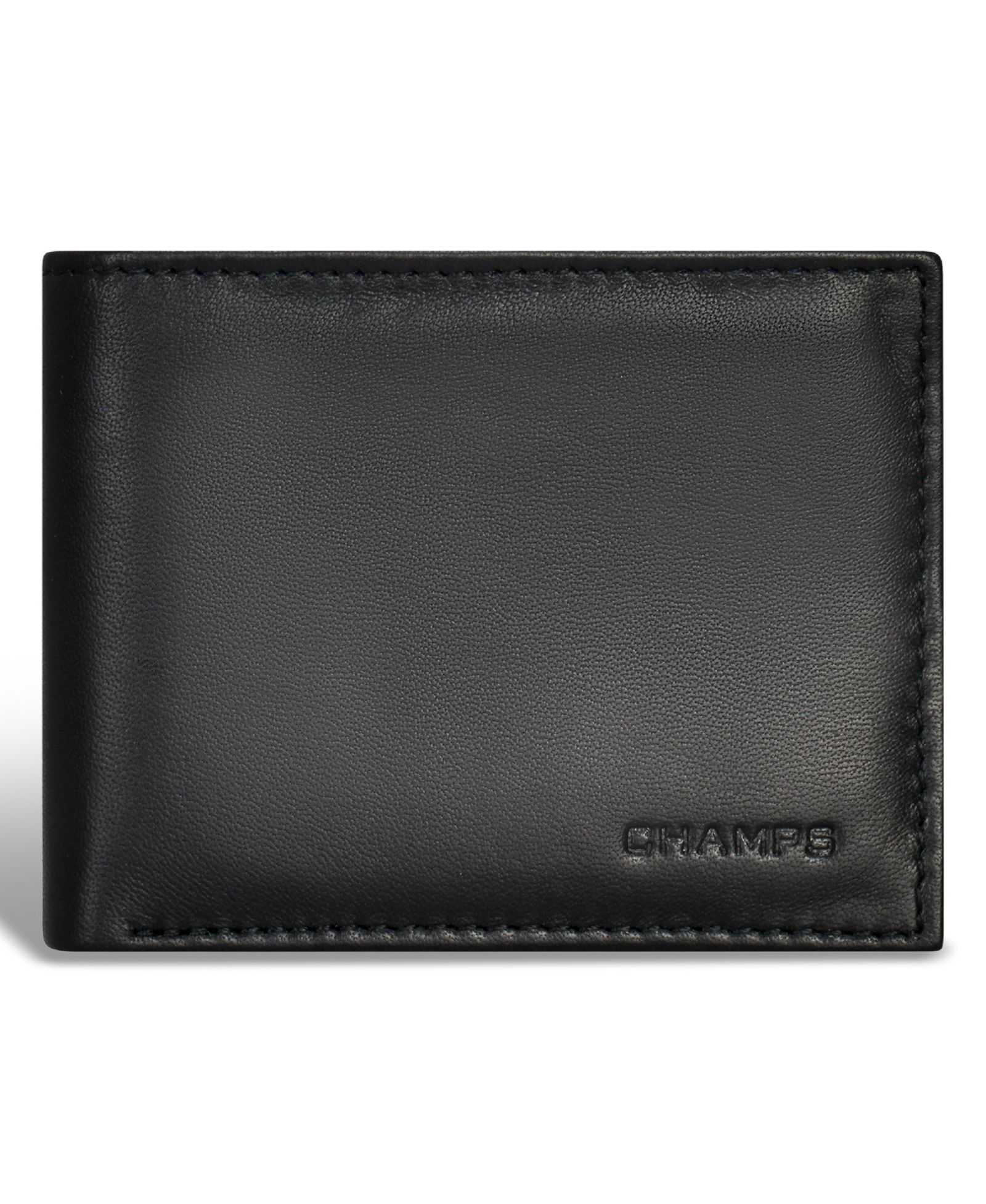 CHAMPS Men's Classic Collection Leather Bi-Fold Wallet