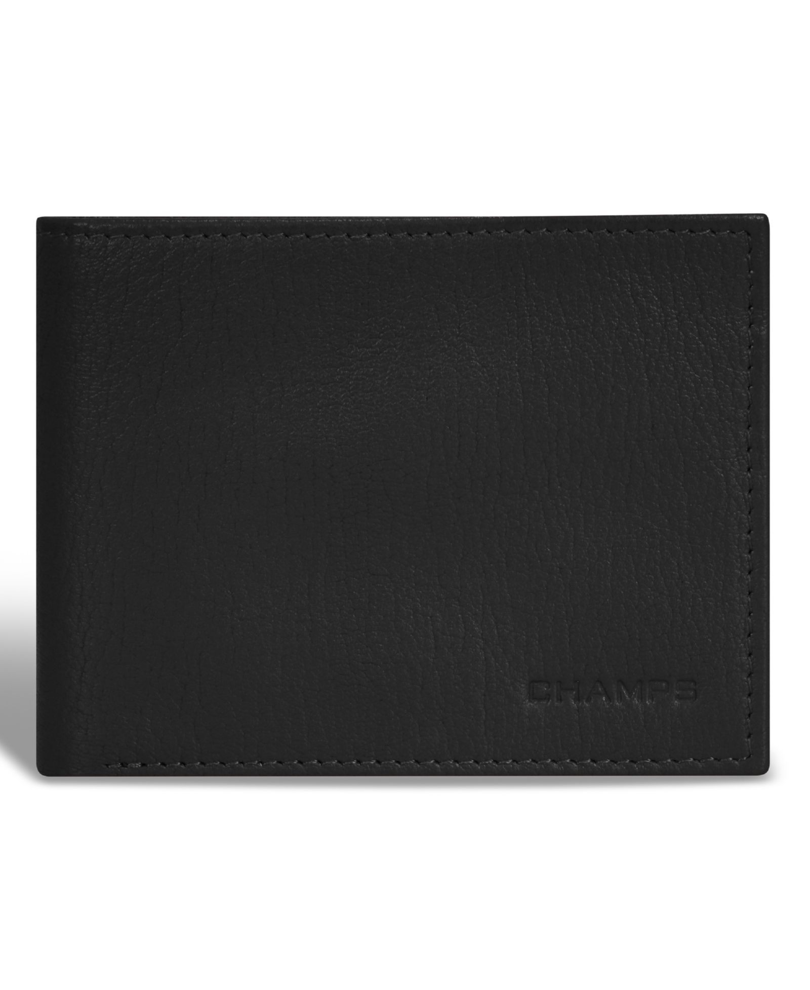 Мужской кожаный кошелек CHAMPS Onyx Collection Top Wing