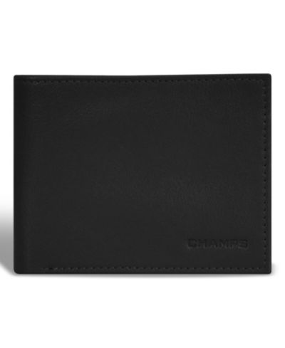 CHAMPS Мужской кожаный кошелек Onyx Collection Leather Center Wing