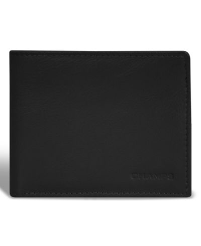 CHAMPS Мужской кожаный двусторонний кошелек Onyx Collection