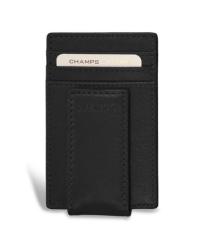 Кожаный картхолдер CHAMPS Men's Onyx Collection Leather Mag