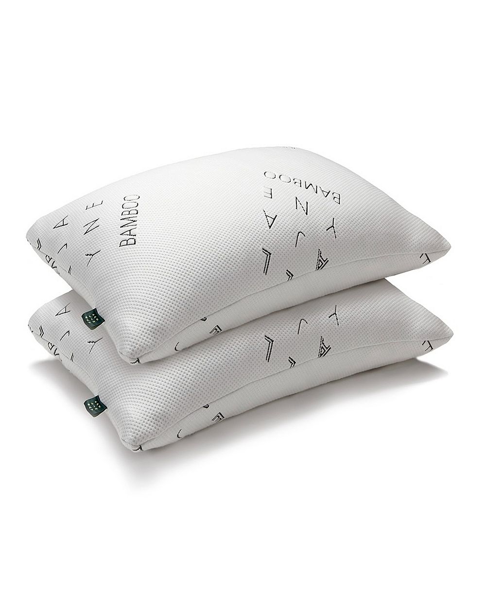 Ella Jayne Basics Medium Density Viscose 2-Pack Pillow, Standard