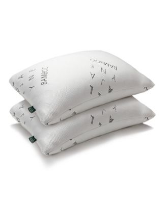 Ella Jayne Basics Medium Density Viscose 2-Pack Pillow, Queen