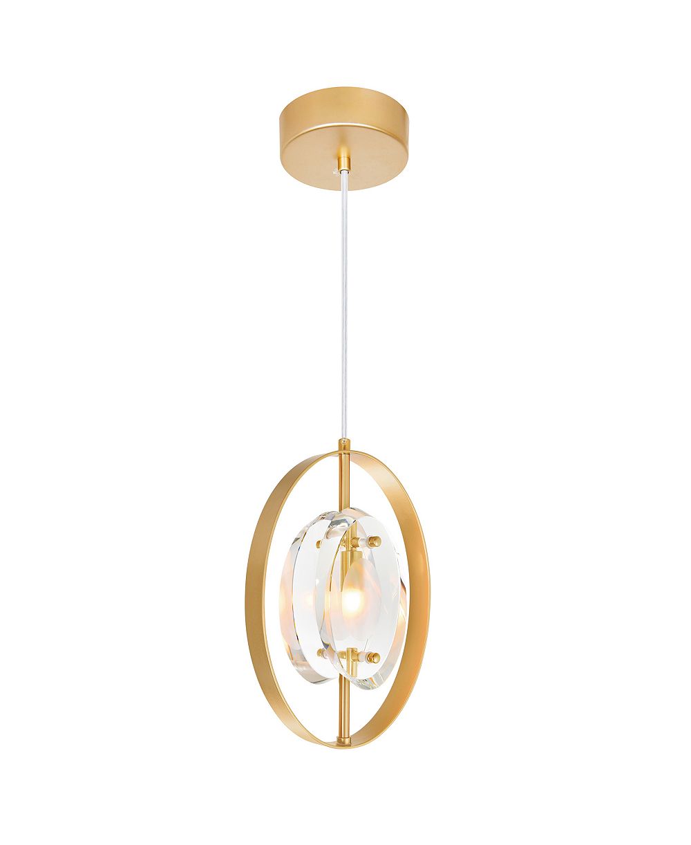 Мини-подвесной светильник CWI Lighting 98" Metal Iris на 1 лампу