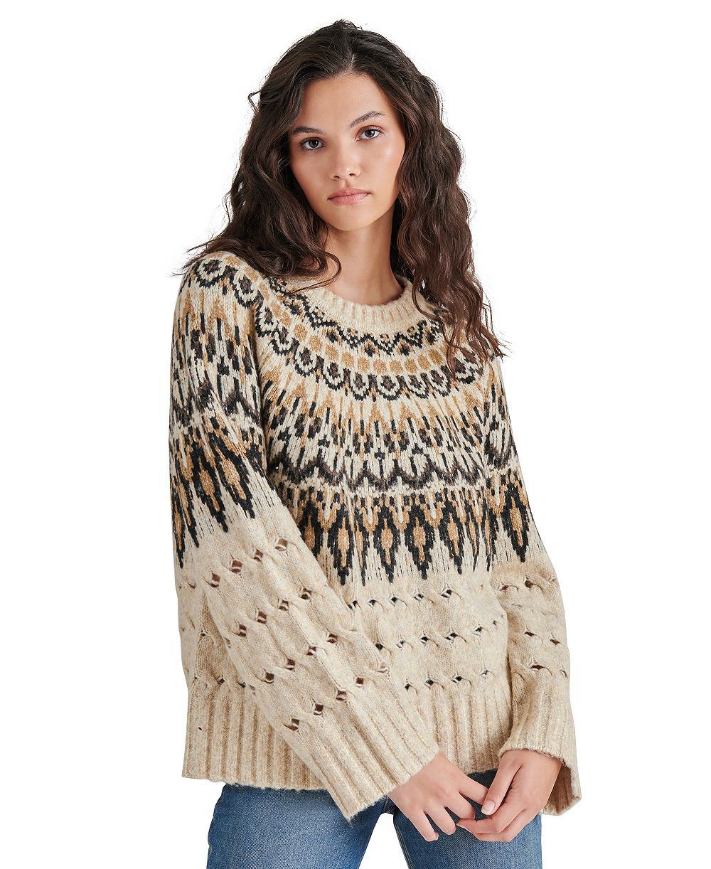 Женский свитер Steve Madden Suzette Fair Isle