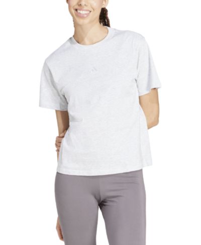 adidas Women's Essentials Cotton Small-Logo T-Shirt
