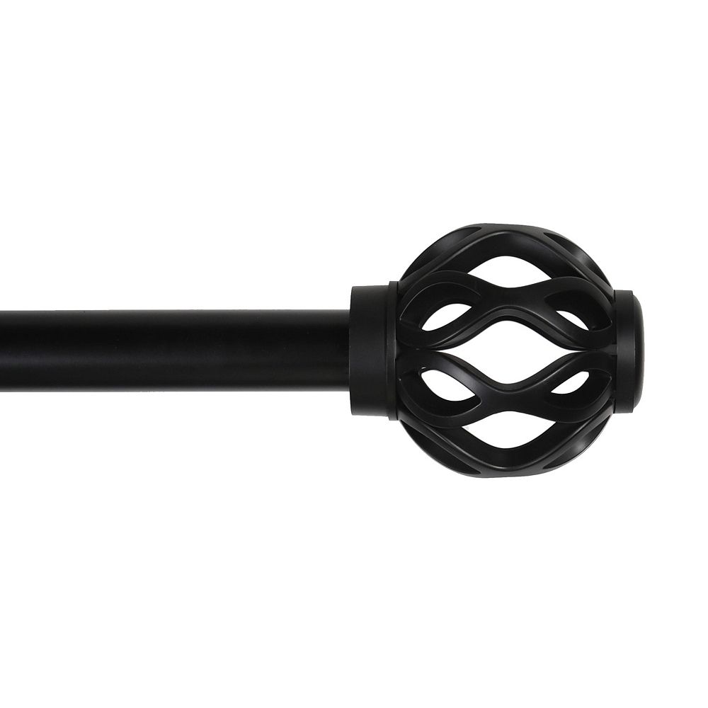 Kenney Ashford 1-Inch Premium Decorative Curtain Rod for Stylish Home Decor