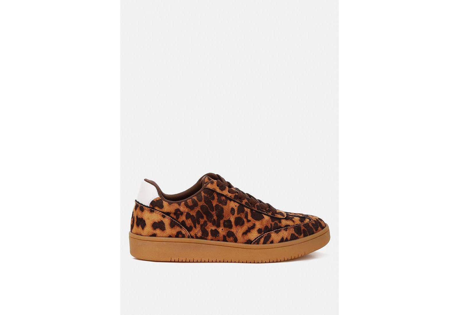 London Rag Womens Prowler Leopard Chunky Sneakers