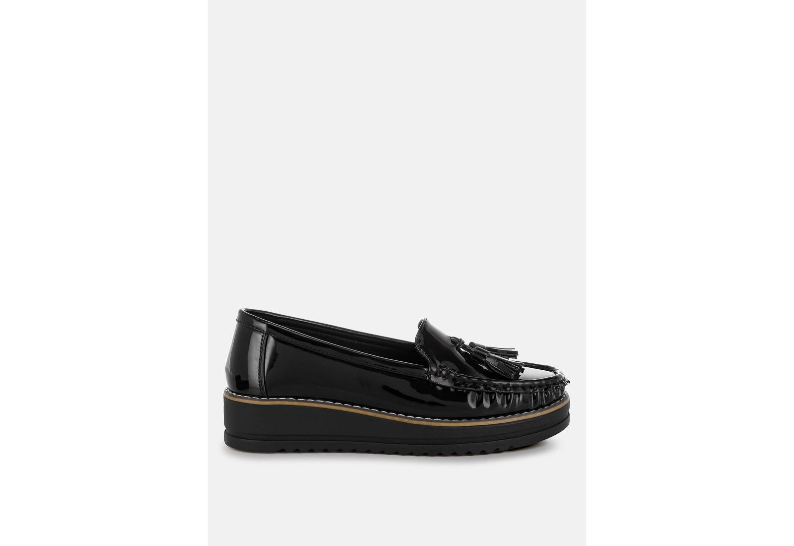 London Rag Женские лоферы Strelka Tassel Detail Flatform Black