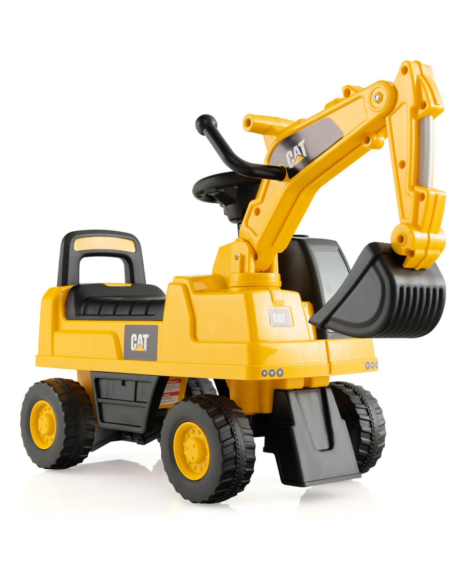 Gymax Детская игрушка Caterpillar Excavator с вращающимся ковшом и скрытым отсеком для хранения
