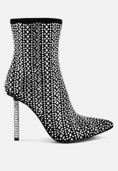 Rag and Co Женские ботильоны Stiletto с узором Gem Blaze