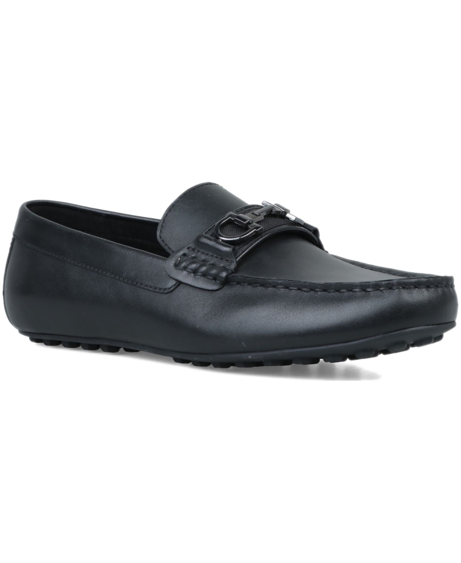 Alfani Men's Genuine Leather Slip-On Bit Driving Loafers