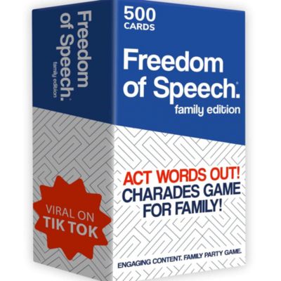 Quokka Freedom of Speech Word Guessing Party Card Game, 500-Piece, Ages 10+