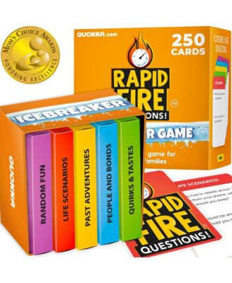 QUOKKA Детская игра разговорных карточек – вопросы для общения, для возраста 8-12 лет, семейная и праздничная карточная игра для развития социальных навыков