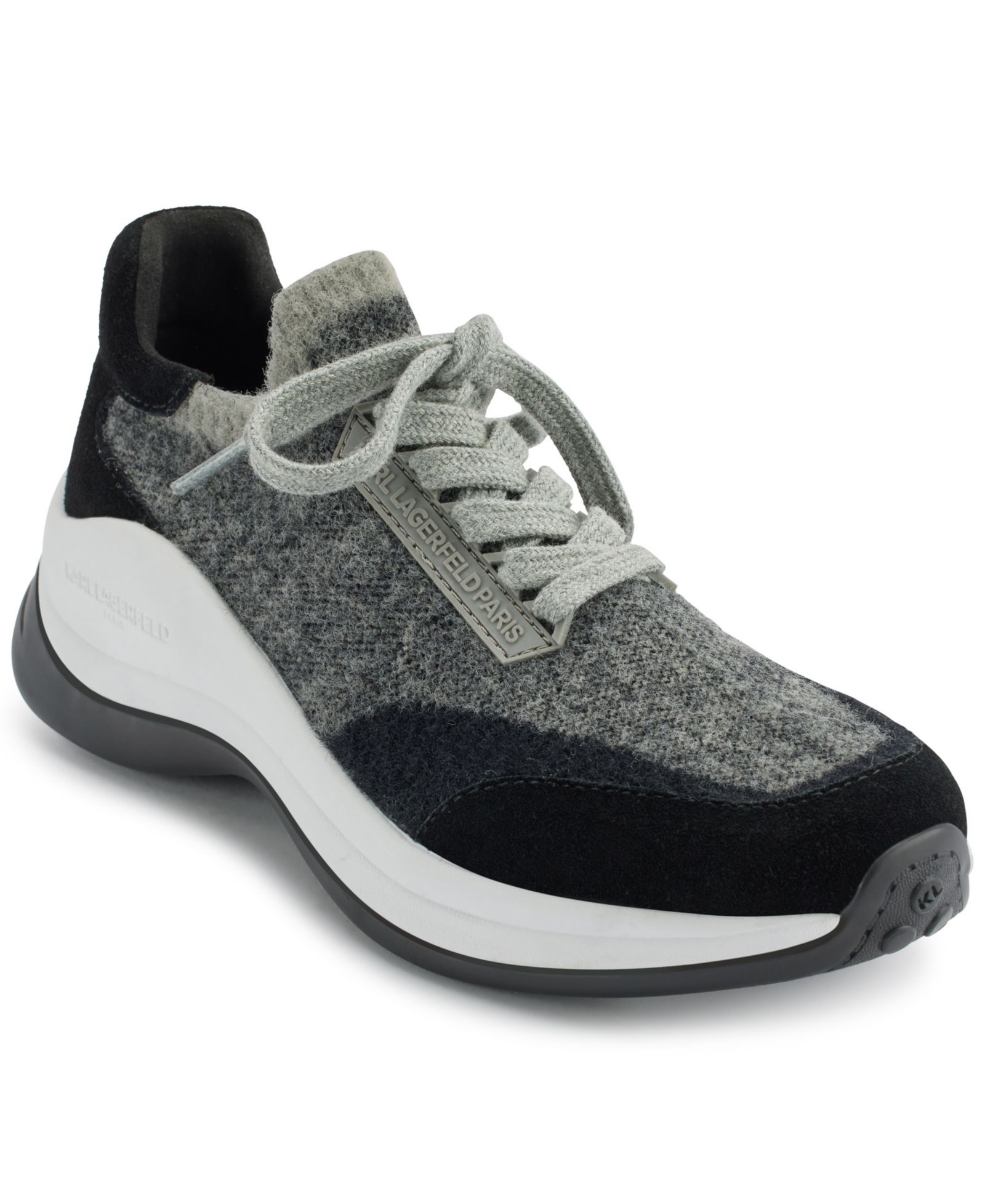 KARL LAGERFELD PARIS Women's Carsyn Lace Up Sneakers