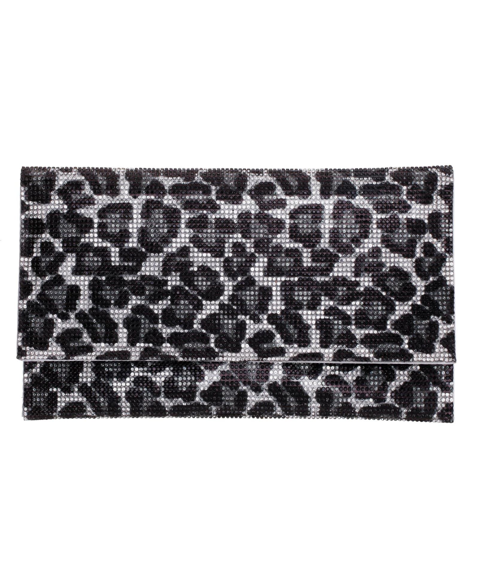 Клатч Nina Leopard Print All Over Crystal Envelope