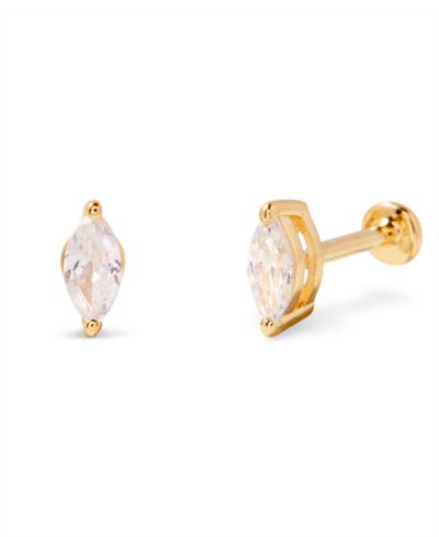 brook & york Zola Marquise Flat Back серьга
