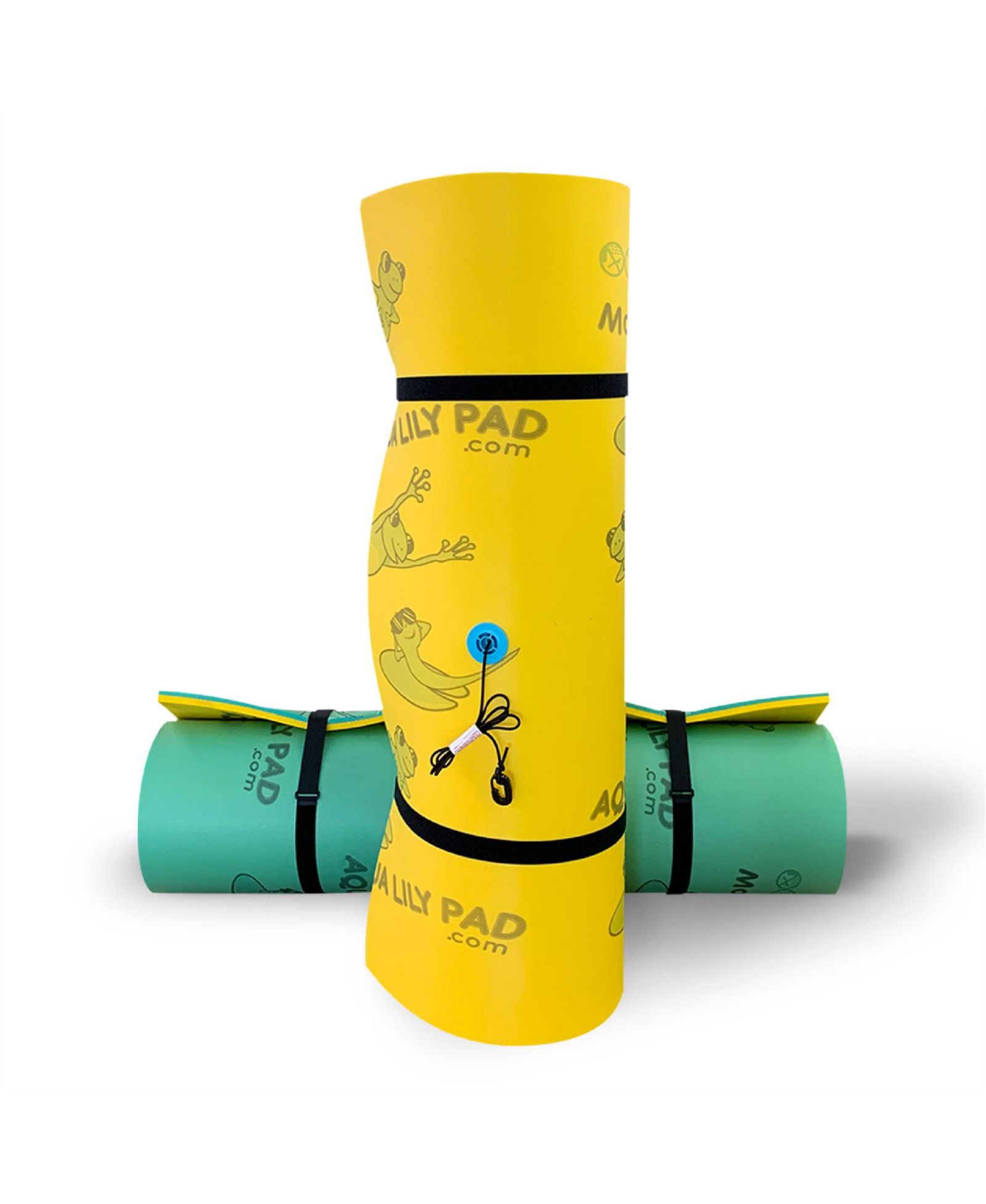 Плавающий остров Aqua Lily Pad 15 Foot Original Water Playground Yellow