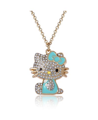 Sanrio Hello Kitty Подвеска-кулон Crystal с цветной эмалью