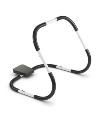 HONGGE Portable AB Trainer with Headrest and Foam Handle for Office Home Gym-White
