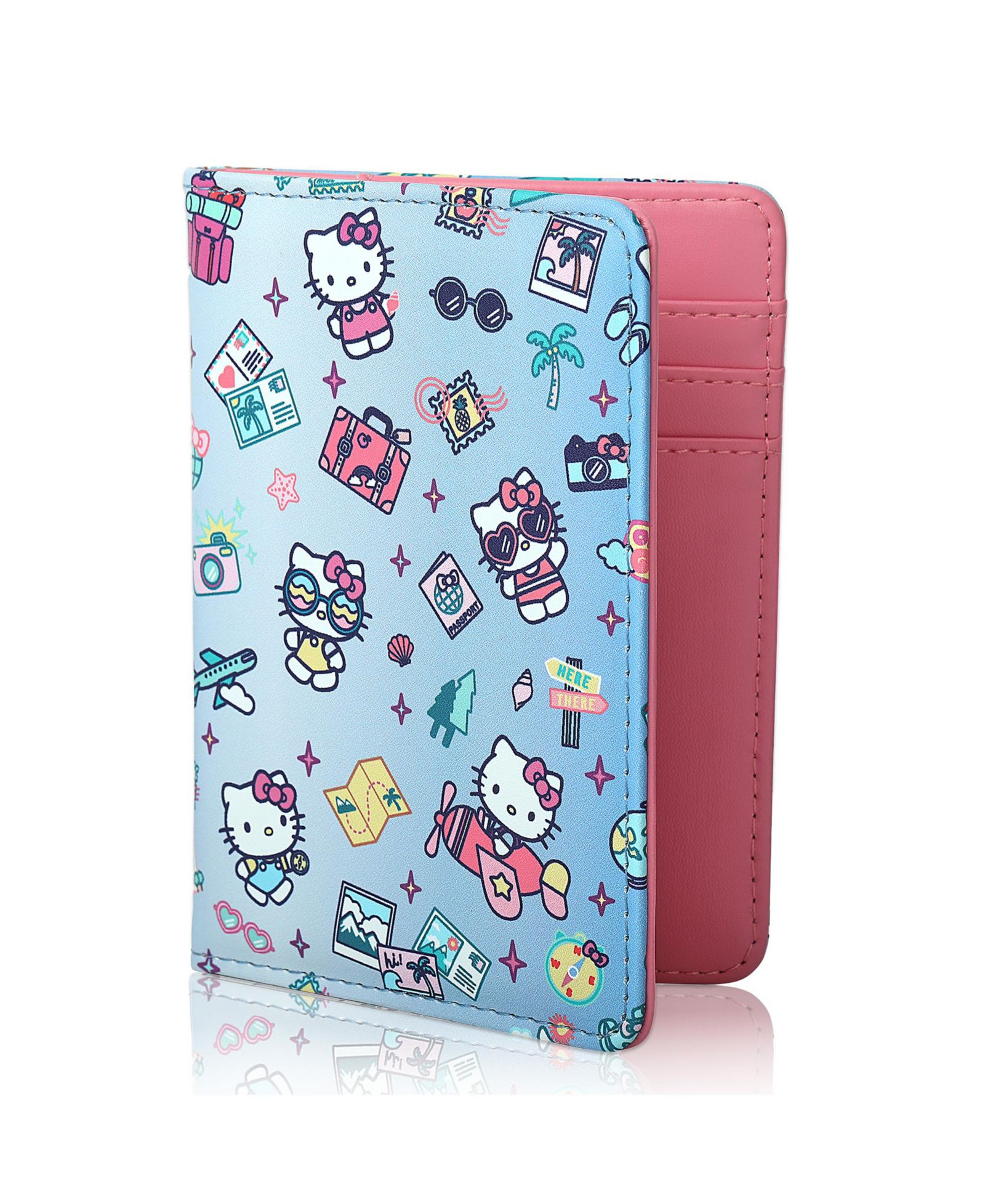 Hello Kitty Sanrio держатель для паспорта и камеры Travel Airplane