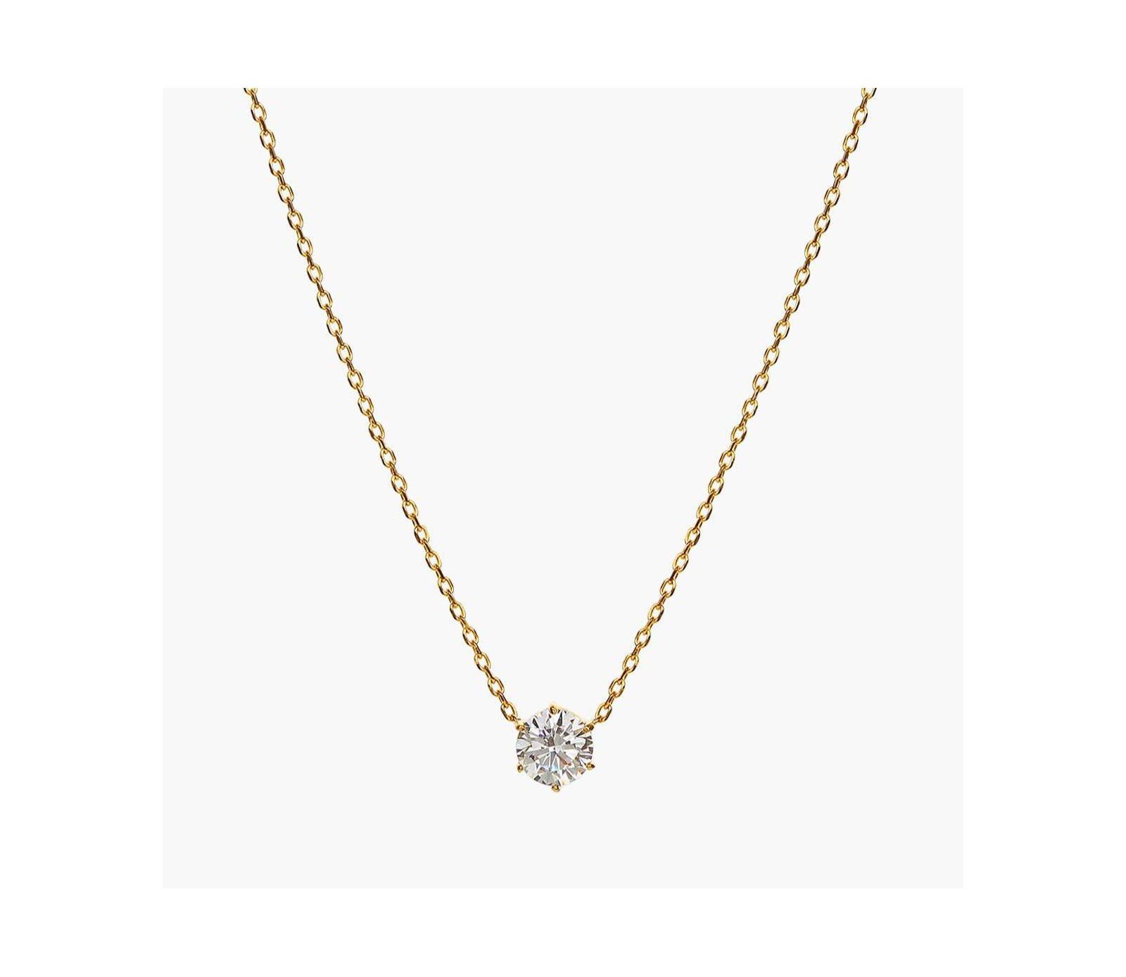 Bearfruit Jewelry ожерелье Estelle с позолотой 18k